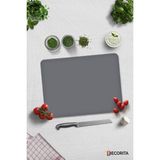 Feyza Design Gri Cam Kesme Tablası 30X40CM, Şık ve Kullanışlı Mutfak Gereci - Ahşap - Beyaz - Seçenek 1