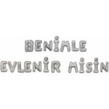 Feyza Design Gri Gümüş Folyo Balon - Parti ve Eğlence Malzemeleri - 0,5 x 9 cm - 001-Renkli