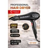 Feyza Design Güçlü 2500 W Saç Kurutma ve Düzleştirici Fön Makinesi, 2 Yıl Garantili - Ahşap