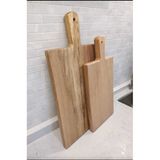 Feyza Design Gürgen Ağacı Kesme Tahtası Çiftli Set, Yekpare Tasarım, Dayanıklı ve Şık - Ahşap - Ceviz - Seçenek 1