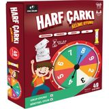 Feyza Design Harf Çarkı Eğitici Oyunu - Kelime ve Harf Öğrenme Etkinliği - Seçenek 1