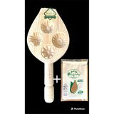 Feyza Design Hatay Yöresel Ahşap Pasta ve Kerebiç Kalıbı Seti + Baharat 24G - Antrasit