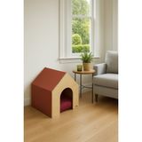 Feyza Design Hava Alabilen Ahşap Kedi ve Köpek Evi, Şık ve Dayanıklı Tasarım - Seçenek 1