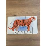 Feyza Design Hayvanlar Öğrenme Eşleme Puzzle Kartı - Eğitici Oyuncak - Seçenek 1
