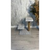 Feyza Design Iki Basamaklı Kedi Tırmalama Tahtası, Eğlenceli ve Dayanıklı Tasarım - Seçenek 1