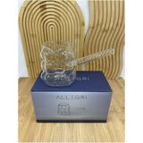 Feyza Design Isıya Dayanıklı Borosilikat Cam Cezve, Üzüm Desenli, 400ML, Kulplu - Seçenek 1 - Ahşap - Beyaz