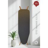 Feyza Design Isıya Dayanıklı Keçe Ütü Masası Kılıfı 40X140 Cm, Koruyucu ve Pratik - Açık Bej - Seçenek 1