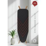 Feyza Design Isıya Dayanıklı Keçeli Ütü Masası Kılıfı 40X140 Cm, Koruyucu ve Pratik - Açık Bej - Seçenek 1