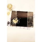 Feyza Design Kanallı Cam Kesme Tablası, 25X35CM, Şık ve Kullanışlı Tasarım - Ahşap - Seçenek 1