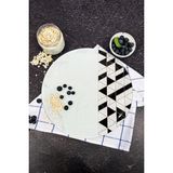 Feyza Design Kanallı Cam Kesme Tahtası, 32CM, Dayanıklı ve Şık Tasarım - Ahşap - Seçenek 1
