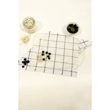 Feyza Design Kanallı Oval Cam Kesme Tahtası, 25X35 Cm, Sağlıklı ve Dayanıklı Tasarım - Ahşap - Beyaz - Seçenek 1