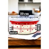Feyza Design Kapasiteli 18 No Emaye Saklama Kabı, Güçlü ve Şık Tasarım - Seçenek 1