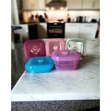 Feyza Design Katlanabilir Silikon Saklama ve Yemek Kabı, Pratik ve Hafif Tasarım - Seçenek 1
