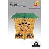 Feyza Design Kedi Evi Deluxe Pati Plus Greenroof, Şık ve Dayanıklı Tasarım - Seçenek 1