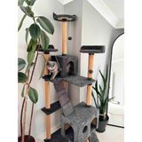 Feyza Design Kedi Rezidansı Oyun Evi ve Tırmalama Merkezi, Eğlenceli ve Konforlu Tasarım - Seçenek 1