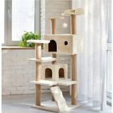 Feyza Design Kedi Tırmalama Evi Bej, Rahat ve Eğlenceli Oyun Alanı - Seçenek 1