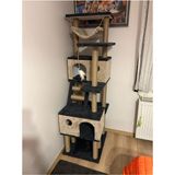 Feyza Design Kedi Tırmalama Evi ve Oyun Platformu, Eğlenceli ve Güvenli Mekan - Seçenek 1