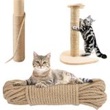 Feyza Design Kedi Tırmalama Ipi 6 mm 10 Metre Jüt Halat, Dayanıklı ve Doğa Dostu - Seçenek 1