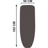 Feyza Design King Xxl Gri Ütü Masası Kılıfı, Koruma ve Şıklık Sağlar - Altın - Gri - Seçenek 1