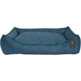 Feyza Design Koyu Mavi Xl Köpek Yatağı Minder 80X100 Cm, Rahat ve Şık Tasarım - Ahşap - Ceviz - Seçenek 1