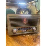 Feyza Design Kumandalı Nostaljik Radyo, Retro Tasarım, Taşınabilir ve Şık Görünüm - Amber