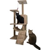 Feyza Design Lüks Kedi Tirmalama Evi ve Oyun Platformu, Hamaklı Yuvalı, Eğlence ve Konfor - Seçenek 1