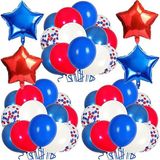 Feyza Design Lüks Pembe Balon Zincir Seti - Çok Renkli Parti Malzemeleri - 52X38 AMERİKAN SERVİSİ 35X35 PEÇETELER - 001-Renkli