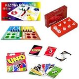 Feyza Design Mangala-Uno Oyun Kartı ve Kızma Birader Seti - 3'lü Zeka Oyunu - Seçenek 1