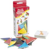 Feyza Design Manyetik Tangram Seti - Eğitici ve Zeka Geliştirici Oyun - Seçenek 1
