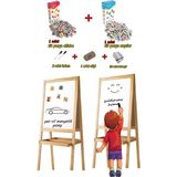 Feyza Design Manyetik Yazı Tahtası, Çift Taraflı, Beyaz, Pratik ve Şık Kullanım - Açık Bej - Seçenek 1