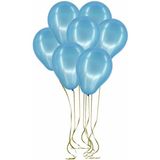 Feyza Design Metalik Mavi Balon 10 Adet 12 Inç Lateks Balon - 52X38 AMERİKAN SERVİSİ 35X35 PEÇETELER - Ahşap - Bej