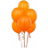 Feyza Design Metalik Turuncu Balon 10 Adet 12 Inc Lateks Balon - 52X38 AMERİKAN SERVİSİ 35X35 PEÇETELER - Ahşap - Bej