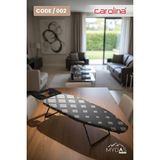 Feyza Design Mini Seyahat Ütü Masası, Pratik ve Taşınabilir Ütü Çözümü - Altın - Gri - Seçenek 1