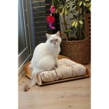Feyza Design Minik Yatak Kedi Yatağı, Huş Ağacından Marine Kontrplak, Rahat ve Şık - Ahşap - Seçenek 1