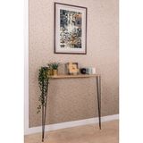 Feyza Design Modern Metal Ayaklı Dresuar Radyatör Üzeri Raf 100X90 cm - Ahşap - Ceviz