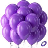 Feyza Design Mor Metalik Balon 25 Adet - Hobi ve Eğlence Partisi Malzemeleri - Seçenek 1