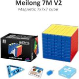 Feyza Design Moyu Speed 7x7 Mıknatıslı Manyetik Zeka Küpü - Stickerless - Seçenek 1