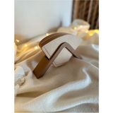 Feyza Design Nefes Alan Kahve Filtre Kağıdı Tutucu, Kahverengi, Pratik ve Dayanıklı - Açık Bej