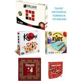 Feyza Design Ortaokul Zeka Oyunları Turnuva Seti (Abluka, Kulami, Mangala, Küre, Pentago) - Seçenek 1