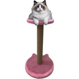 Feyza Design Oturaklı Kedi Tırmalama Tahtası 54 Cm, Eğlence ve Dinlenme Alanı - Seçenek 1