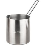 Feyza Design Paslanmaz Çelik Çift Ağızlı Silindir Cezve 1000ML, Şık ve Dayanıklı Tasarım - Seçenek 1 - Altın