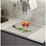 Feyza Design Paslanmaz Çelik Çok Amaçlı Mutfak Tezgahı Koruyucu 35X45CM - Seçenek 1