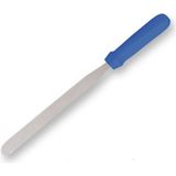 Feyza Design Paslanmaz Çelik Düz Pasta Spatulası, Orta Boy 38 Cm, Krema Uygulama Araçları - Ahşap - Ceviz - Seçenek 1