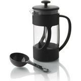 Feyza Design Paslanmaz Çelik French Press 350ML, Bitki Çayı ve Filtre Kahve Demliği - Seçenek 1 - Ahşap