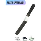 Feyza Design Paslanmaz Çelik Pasta Sıvama Spatulası, Ergonomik Saplı, Kek ve Kreması Düzeltme - Altın - Seçenek 1
