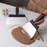 Feyza Design Paslanmaz Çikolata Kazıyıcı ve Temperleme Spatulası 24X22 cm - Altın - Seçenek 1