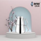 Feyza Design Paslanmaz Mini Çaydanlık, Şık ve Dayanıklı Tasarım - Altın - Gümüş - Bakır - Seçenek 1