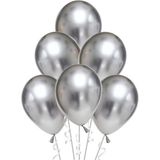 Feyza Design Pembe Metalik Gümüş Balon 30 Adet 12 Inç Lateks Balon - 52X38 AMERİKAN SERVİSİ 35X35 PEÇETELER - Ahşap - Bej