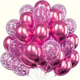 Feyza Design Pembe Mini Parti Balon Buketi 20'li - Eğlence ve Süs Malzemeleri - 52X38 AMERİKAN SERVİSİ 35X35 PEÇETELER - Ahşap - Bej