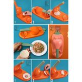 Feyza Design Pratik 2'li Hamur Açıcı ve Ravioli Kalıbı, Kolay Kullanım - Altın